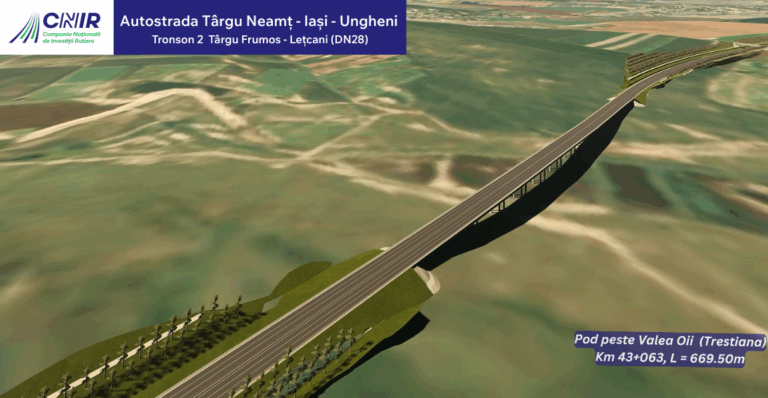 Șase oferte pentru proiectarea și construirea lotului de autostradă Tg.Frumos - Lețcani