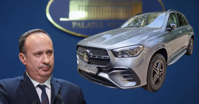 Adrian Câciu, fostul ministru PSD, care propune taxa de solidaritate, conduce un suv Mercedes de lux, „închiriat” de la firma fostei soții
