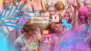 The Color Run Amazing Tour ajunge sâmbătă la Iași, în fața Palatului Culturii