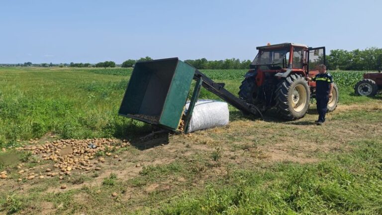 Sfârșit tragic pentru un adolescent de 17 ani din Dolj. Un element al unui utilaj agricol a căzut peste el în timp ce recolta cartofi