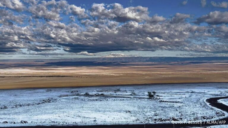 VIDEO| Deşertul Atacama din nordul Chile, cel mai arid din lume, acoperit de un strat gros de zăpadă
