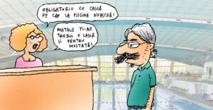 Obligatoriu cu cască la piscină. Și nu numai...