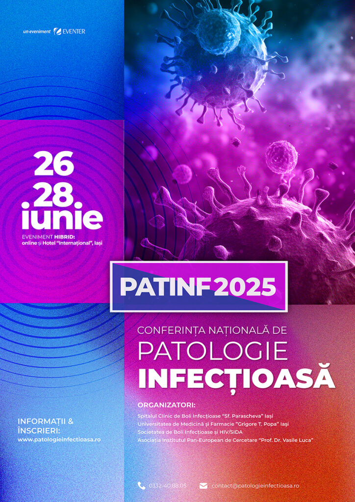  Au rămas câteva zile până la Conferința Națională de Patologie Infecțioasă de la Iași