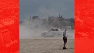 Distracția l-a costat scump! Amenda uriață primită de un bărbat care făcea drifturi pe o plajă din Constanța