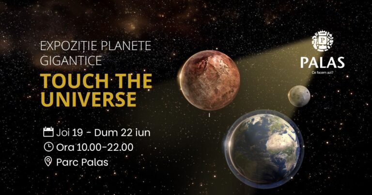 Luna, Marte și alte planete uriașe au „aterizat” în Parcul Palas, unde pot fi admirate de ieșeni