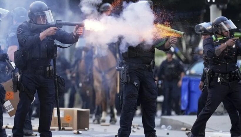 Proteste în SUA – Restricţii de circulaţie pe timp de noapte, instituite la Los Angeles