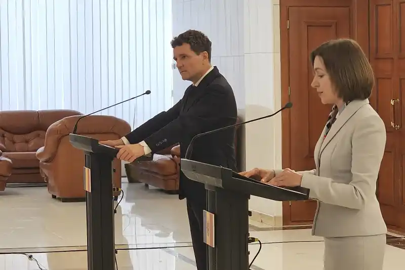 VIDEO Nicușor Dan, vizită în Republica Moldova: „Prezența mea este o garanție pentru continuarea sprijinului pe care România îl acordă Moldovei”