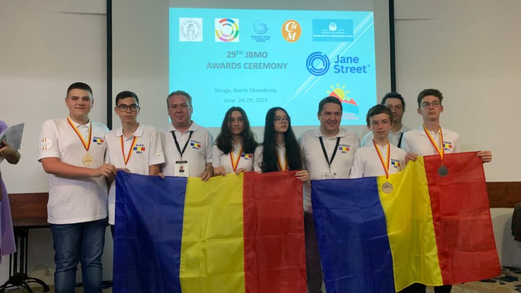 BRAVO! România, pe primul loc la Balcaniada de Matematică pentru Juniori. Trei elevi din Iași au adus acasă două medalii de aur și una de argint