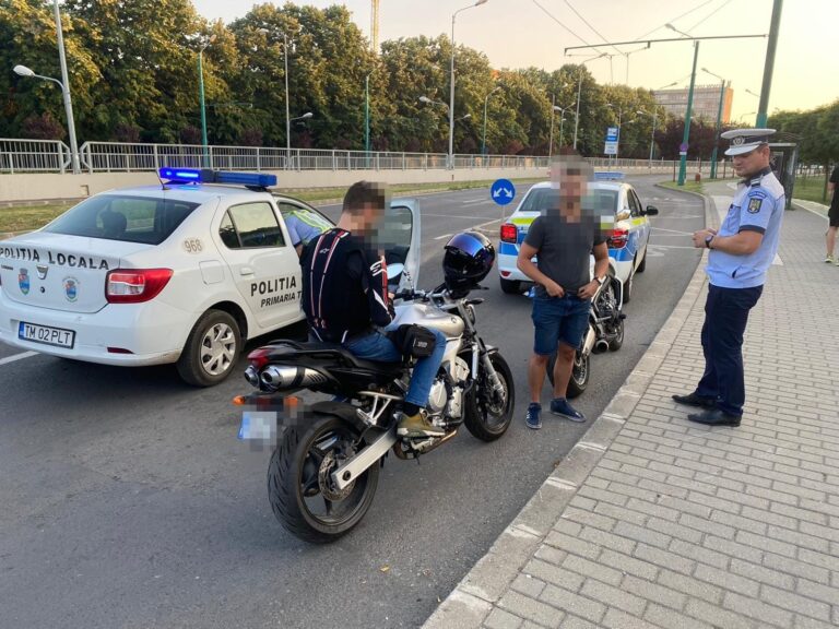 Tânăr de 18 ani, prins circulând cu o „rablă” de motocicletă pe străzile din Iași