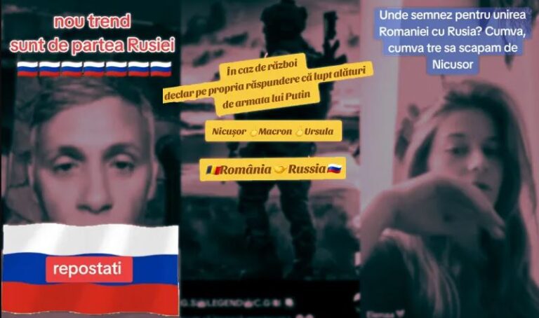Apeluri pe TikTok de înrolare în armata lui Putin distribuite masiv în România