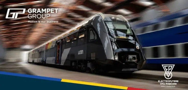 Primul tren fabricat în România după 80 de ani ajunge la Bucureşti. A fost construit la Pașcani - VIDEO