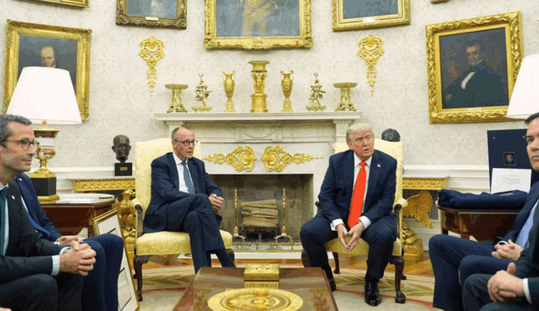 Trump îl asimilează pe Merz naziştilor vorbind despre Debarcarea americană în Normandia: „Nu e o zi bună pentru tine”