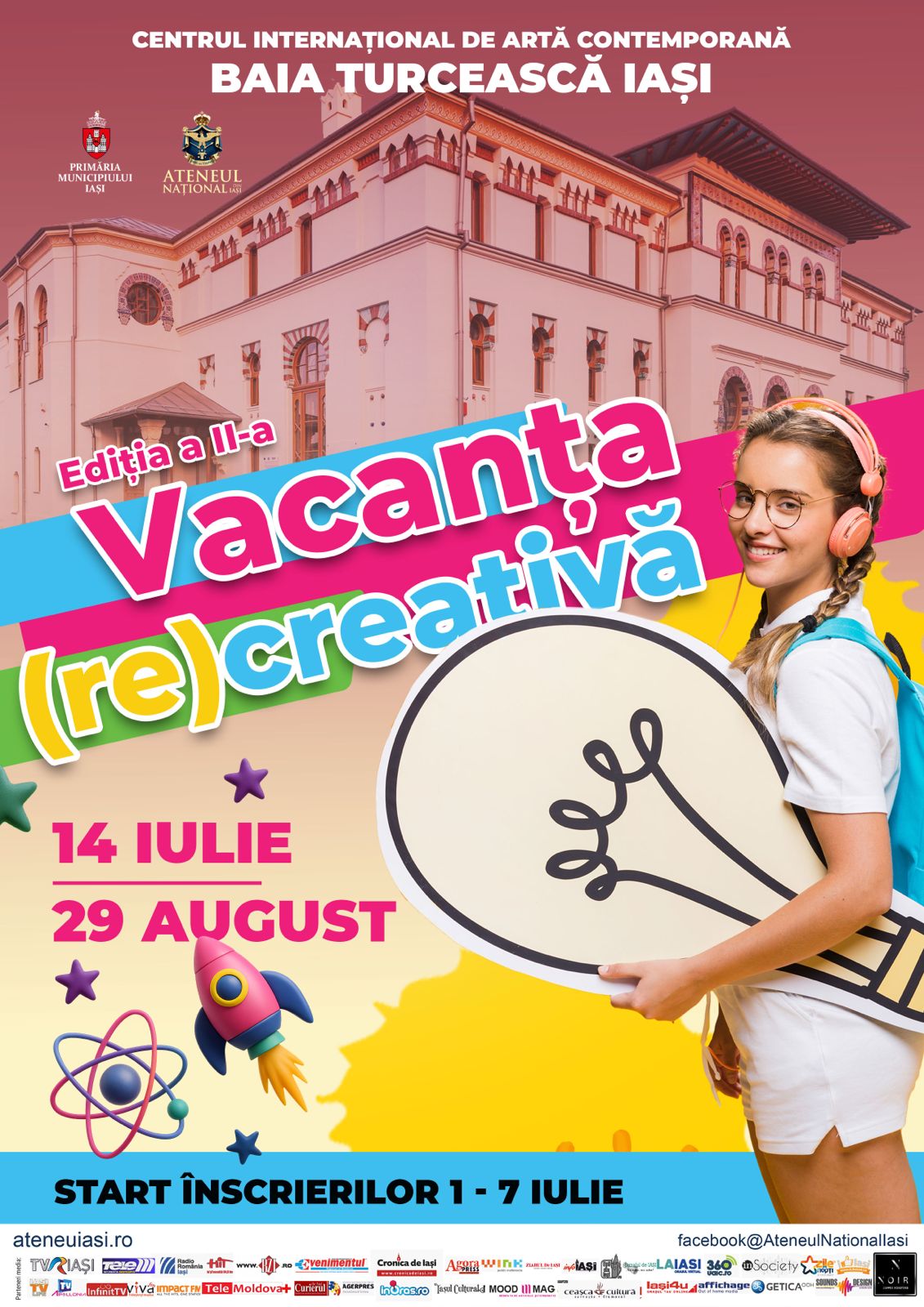 Ateneul Național din Iași organizează cea de-a doua ediție Vacanța (re)Creativă