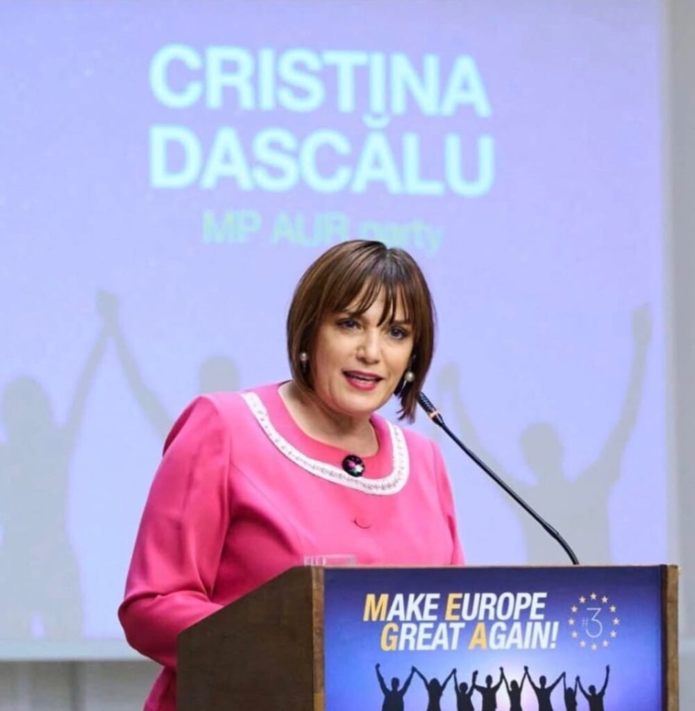 Nominalizarea Deputatei Cristina-Emanuela Dascălu, AUR, România, la ...