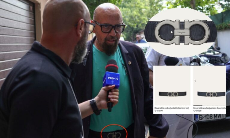 Piedone purta o curea Salvatore Ferragamo de 500 de euro când a fost ridicat de procurorii DNA. Legătura cu Iașul