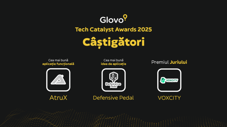 Tech Catalyst și-a desemnat câștigătorii: soluții digitale pentru transportul de marfă, ciclism în siguranță și vot local securizat