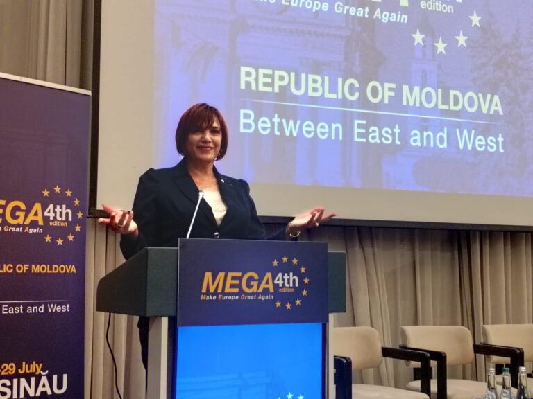 Deputatul AUR Cristina Emanuela Dascălu, voce puternică pentru valorile europene autentice la conferința „Make Europe Great Again”, Chișinău 2025 (P)