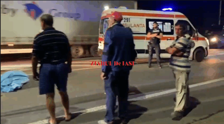 UPDATE: Accident grav la Lețcani: o femeie a decedat după ce a fost lovită de un autoturism pe trecerea de pietoni