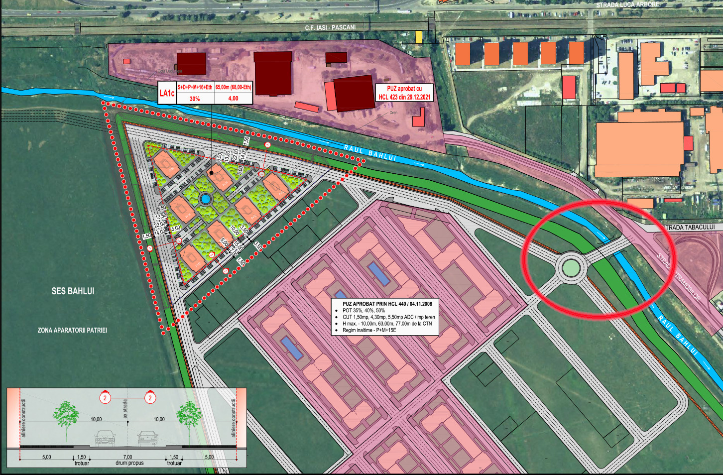 Zona din Ia&#537;i care se va schimba complet. Primul proiect imobiliar major pe &#536;es Bahlui &ndash; blocuri cu 16 etaje. Investitorii sunt obliga&#539;i s&#259; construiasc&#259; un pod