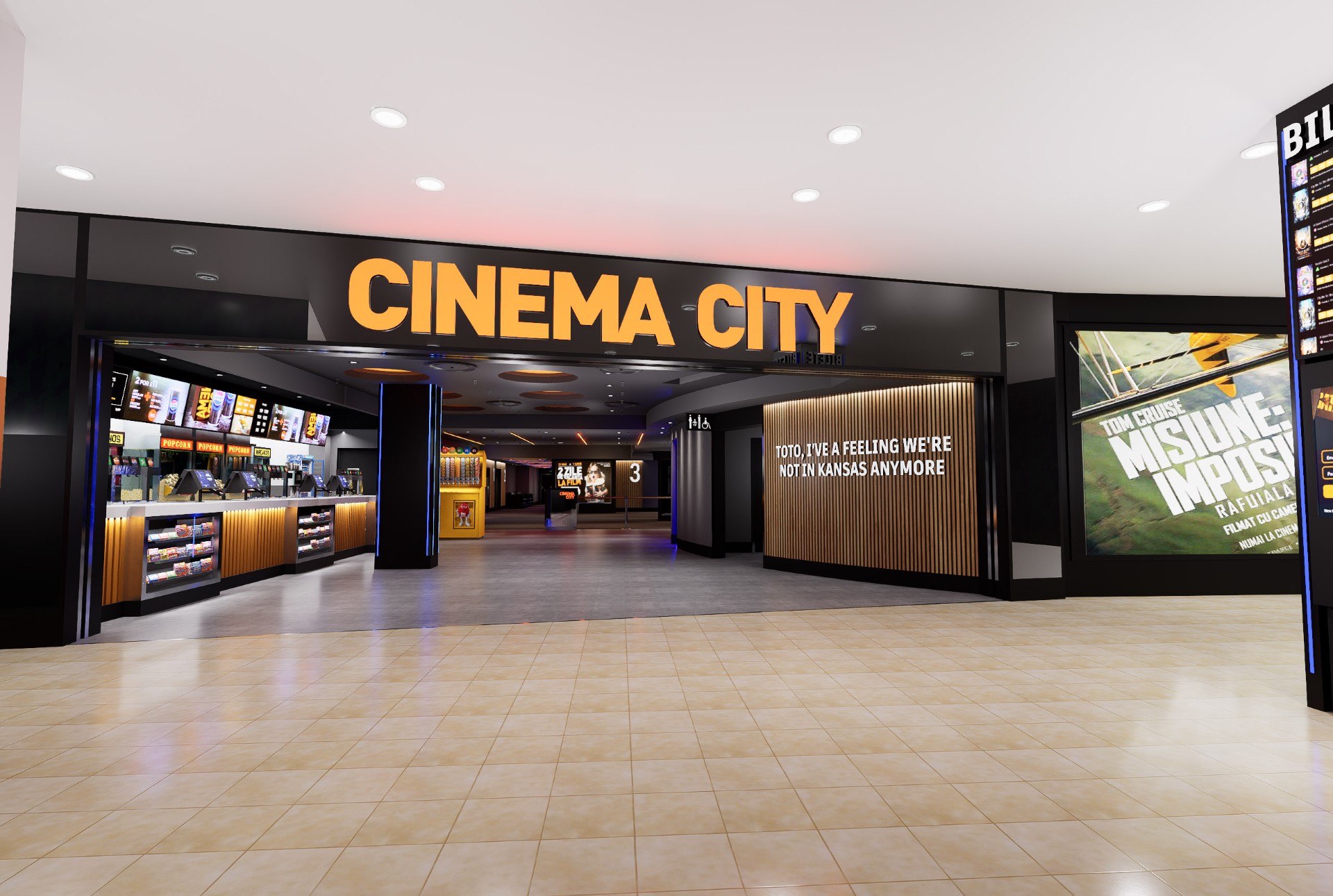 Cinema City din Iulius Mall Iași se reinventează: săli renovate, fotolii VIP hi-tech și un lobby reamenajat