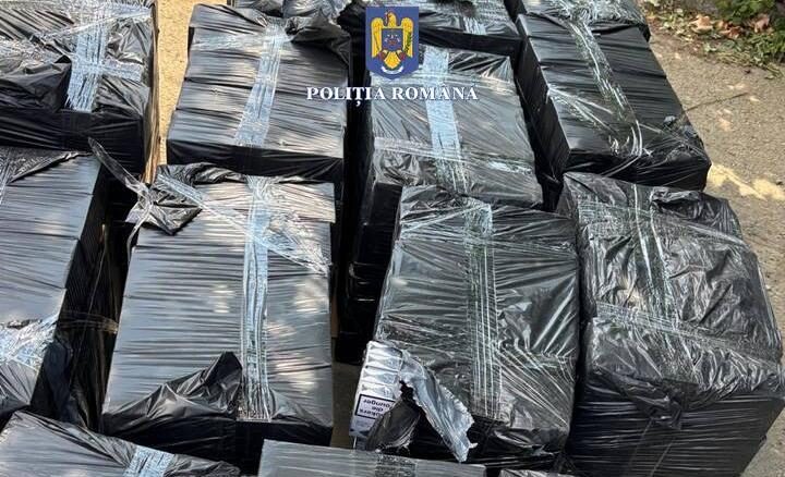 Suceava: Bărbat reţinut într-un dosar de contrabandă cu ţigări. Poliţiştii au confiscat aproape 15.000 de pachete fără timbru