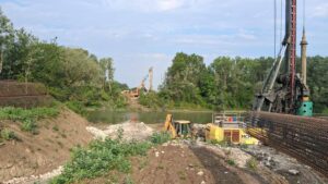 Podul de la Ungheni prinde contur. A început defrișarea pe malul românesc al Prutului
