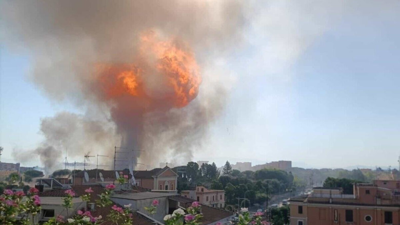 Momentul exploziei benzinăriei din Roma. Câte victime sunt - VIDEO