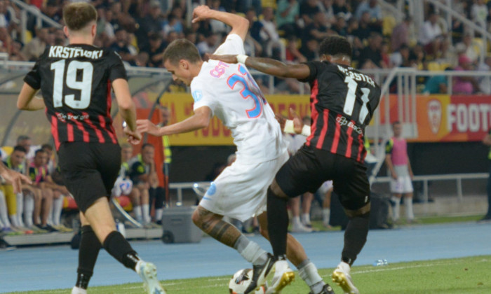  FCSB, învinsă de Shkendija, scor 1-0, în prima manşă a turului doi preliminar al Ligii Campionilor