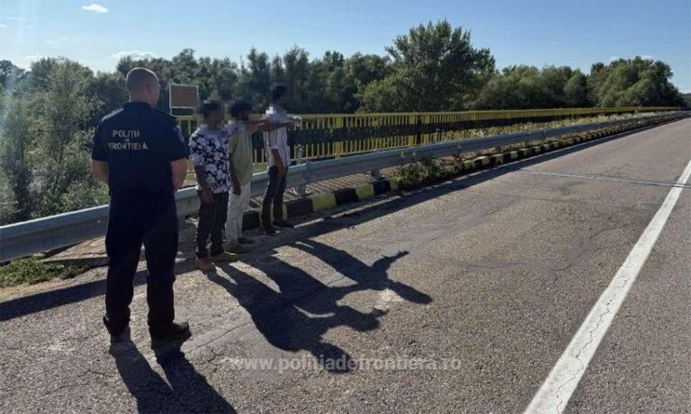 Şase migranţi din Sri Lanka şi Irak au încercat să treacă ilegal Prutul pentru a intra în România din Republica Moldova