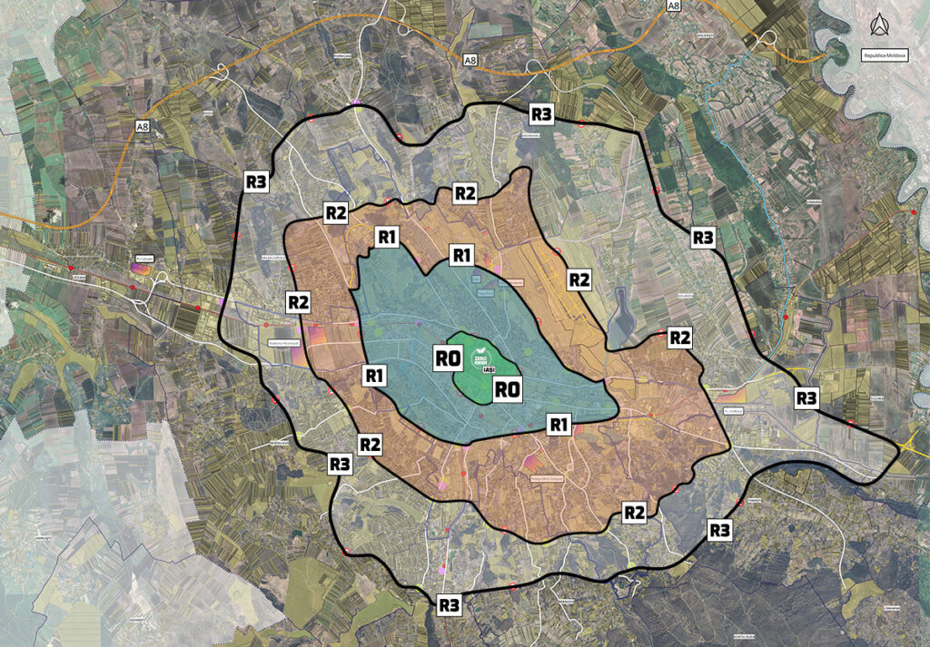  Imobilitate urbană | Patru inele radiale în jurul Centrului: masterplan al Băncii Mondiale pentru Iași