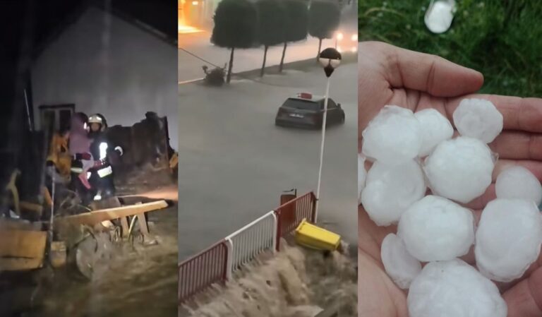 Fenomene meteo extreme în vecinătatea Iașului - Persoane evacuate, drumuri blocate, acoperișuri smulse și poduri distruse (FOTO/VIDEO)