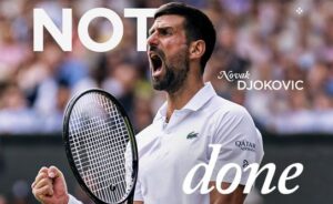 Novak Djokovici, în sferturi la Wimbledon pentru a 16-a oară. La meci a fost prezent şi Roger Federer