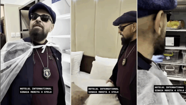 „Aici aveți hotel de 200 de stele” - Imagini de la vizita lui Piedone la hotelul din Sinaia
