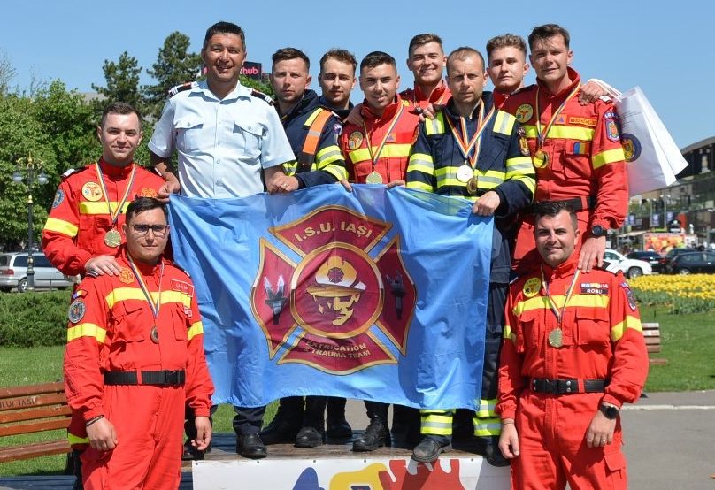  ISU Iași, prezent la a XI-a ediție a Competiției Naționale de Descarcerare și Prim Ajutor Calificat