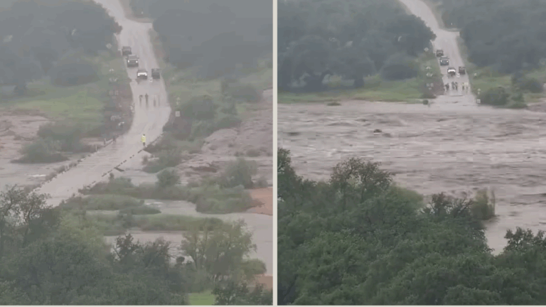 Viteza incredibilă a puhoaielor ucigașe din Texas. Un râu a crescut cât un copac într-o oră | VIDEO
