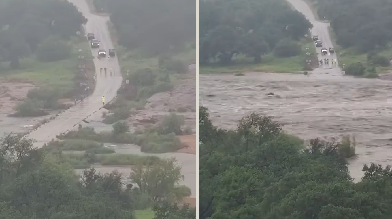 Viteza incredibilă a puhoaielor ucigașe din Texas. Un râu a crescut cât un copac într-o oră | VIDEO