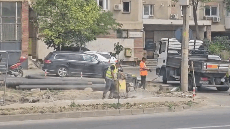 Amendă pe șantierul din Canta: Constructorul, prins că nu respectă regulile de protecție a mediului