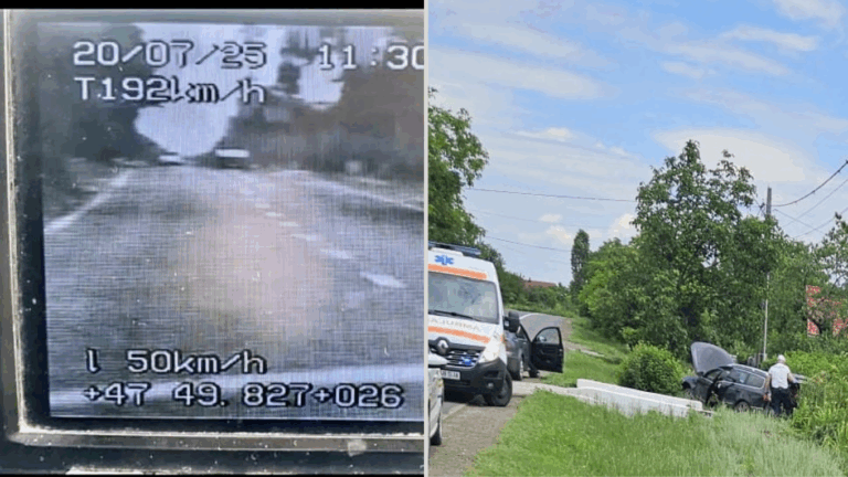 Șoferița prinsă cu 192 km/h pe un drum din Botoșani le-a spus polițiștilor că „mergea la întâlnire cu iubitul ei şi era în întârziere”. Cât timp va rămâne pieton