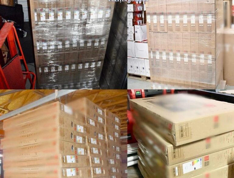 Zece români au furat 1216 televizoare, în timp ce realizau un transport pe ruta Ungaria-Germania-România, pe care mai apoi le-au vândut în judeţul Bihor. Prejudiciul depășește 100.000 de dolari