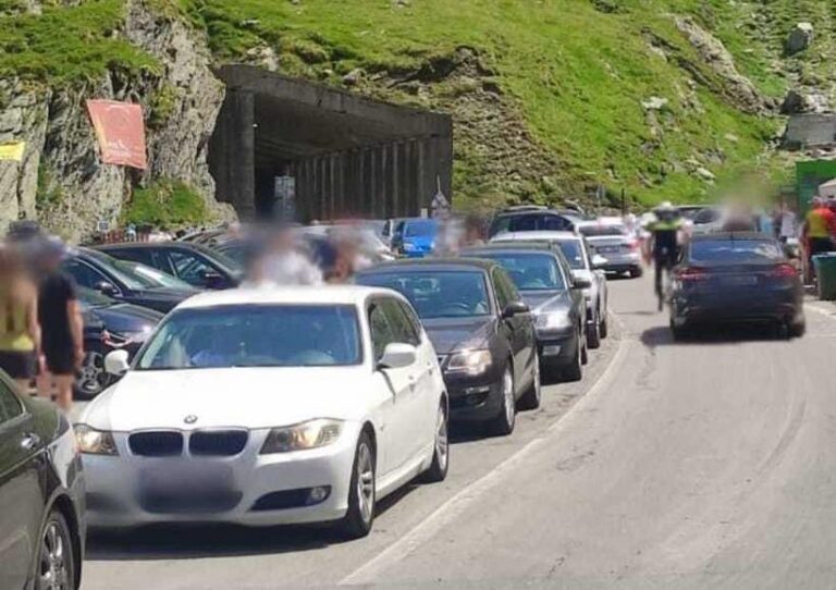 Transfăgărășan - Mai mulți copaci au căzut pe șosea, blocând accesul. S-a făcut sesizare la numărul de urgență 112 