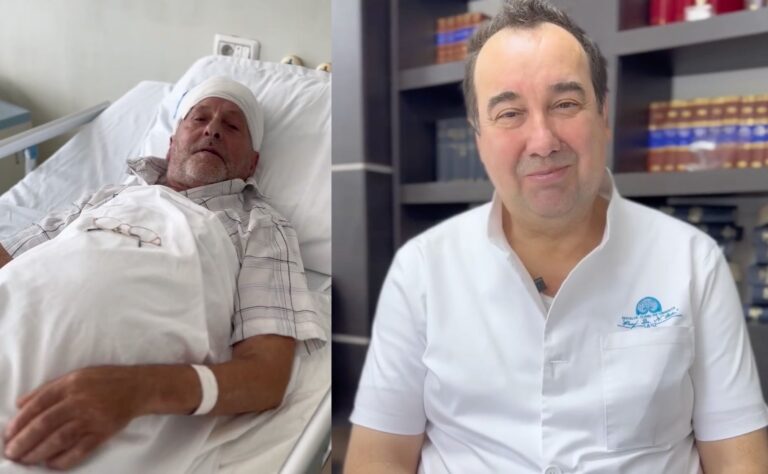 A ajuns la spital aproape paralizat și fără să poată vorbi, dar și-a revenit în 24 de ore. Medicii i-au găsit o tumoră cât o portocală în creier | VIDEO