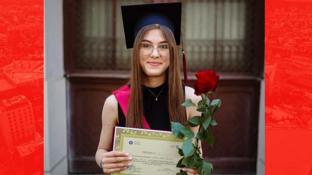 De la 9.95 la 10: o contestație pentru cinci sutimi la matematică. Avem a opta zecistă a Iașului – Ioana Iuliana Nistor este elevă la Colegiul Național