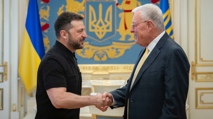 Volodimir Zelenski spune că a avut o discuţie „productivă” cu trimisul american Keith Kellogg