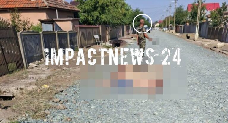 Crimă șocantă în Telorman. Un bărbat a ucis două persoane cu un topor și le-a „expus” trupurile în stradă