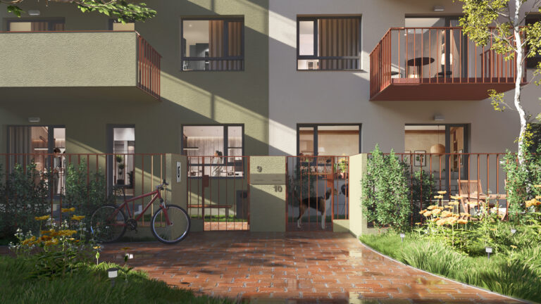 Locuințele tip Maisonette din LOOM - un nou standard de locuire la parter, cu spațiu generos și confort urban