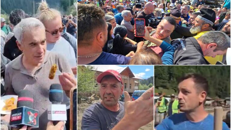 Vizita lui Călin Georgescu la Broșteni i-a înfuriat pe localnici: „Faceţi doar propagandă!”