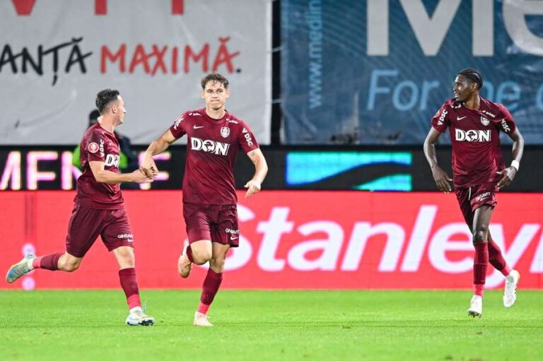 Superliga: CFR Cluj a învins Unirea Slobozia, scor 1-0