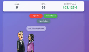 8 ani de mită - simulare animată