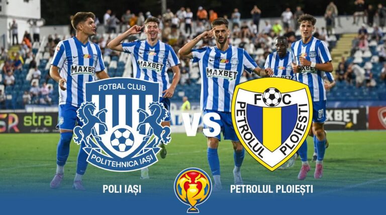 LIVE TEXT Arde Poli gazul? Politehnica Iași-Petrolul Ploiești în play-off-ul Cupei României (scor final 1-2)