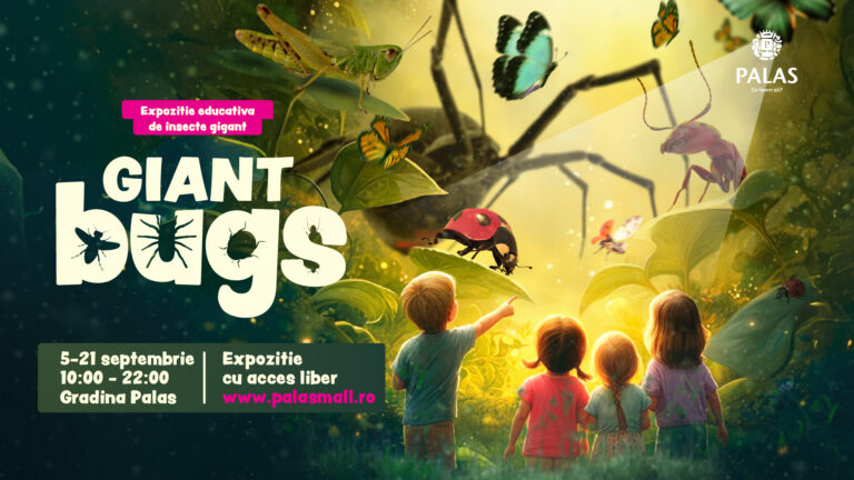 Expoziția educativă „Giant Bugs” aduce la Palas o lume nevăzută, mărită de mii de ori